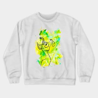 Watercolor Goat Crewneck Sweatshirt